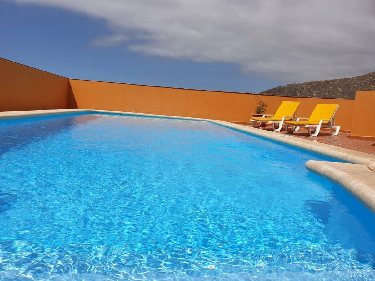 Villa Roque Del Conde With Private Pool, Terrace With Fantastic Sea Views, Wifi, Garden, Garage Adeje Exterior foto